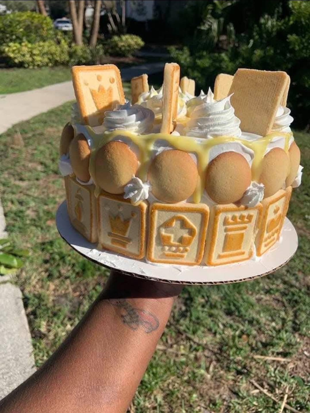 Banana puddin' cake